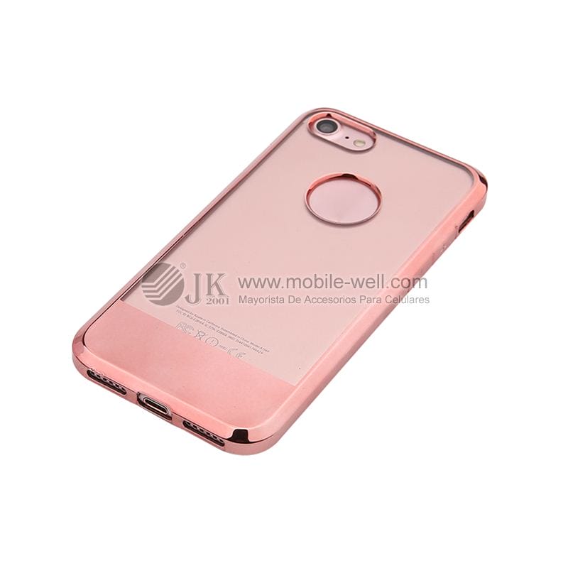 Hot sale 2MM clear soft TPU electroplating phone case for Iphone 42 11 66