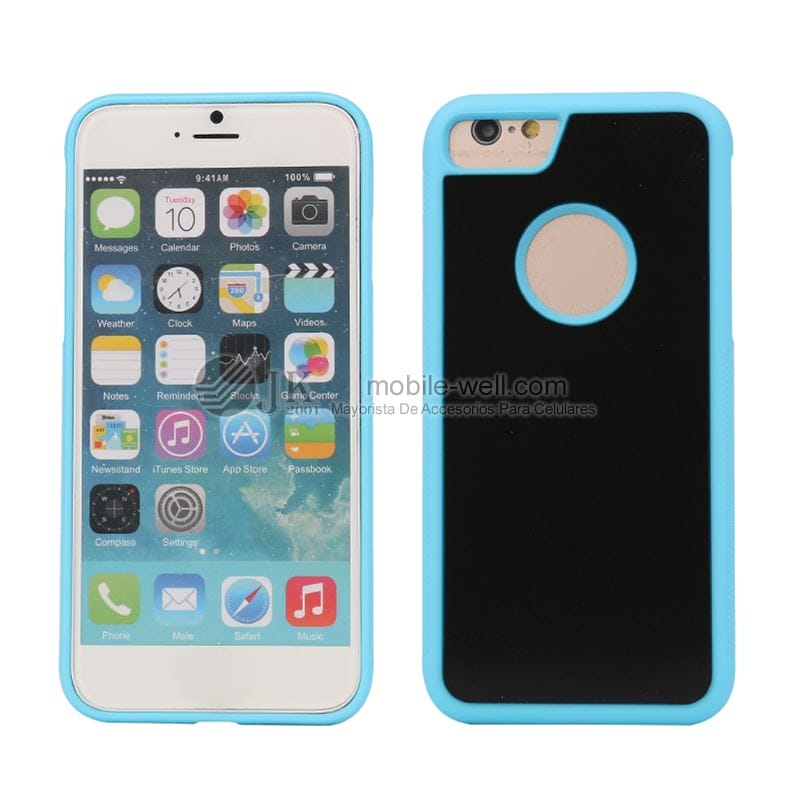 Factory price heavy duty anti-gravity TPU case for 6G/6S 56 6G azul 11