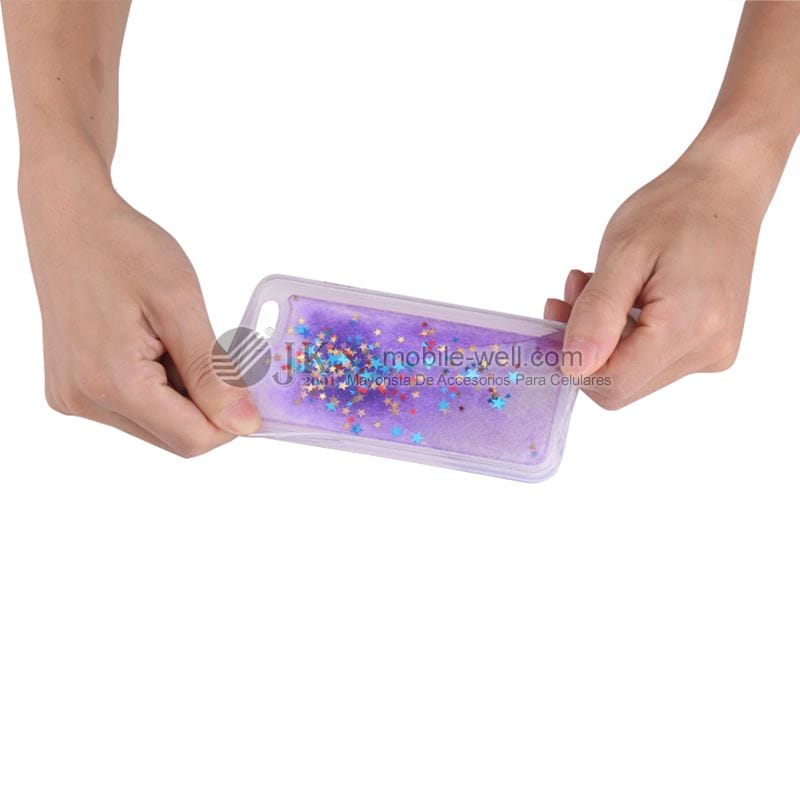 Fashion liquid quicksand dress Girl TPU soft phone case for Samsung Iphone 71 6G marodo 5 1