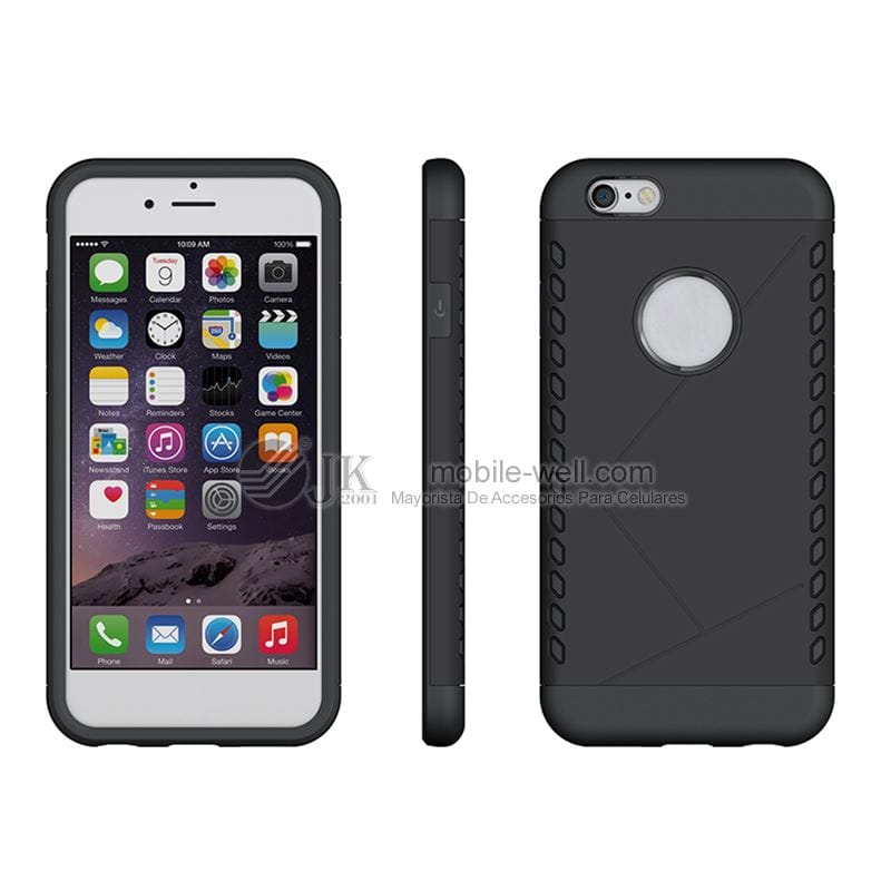 Fit for Galaxy S6 shield case antishock protector cover case 34 6G negro 3 7