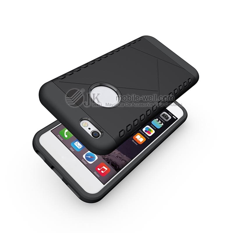 Fit for Galaxy S6 shield case antishock protector cover case 33 6G negro 4 7