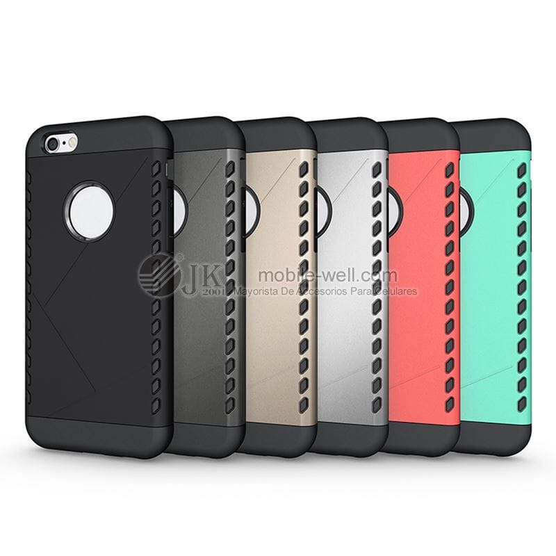 Fit for Galaxy S6 shield case antishock protector cover case 30 6G negrogrisoroplatarojoverde 1