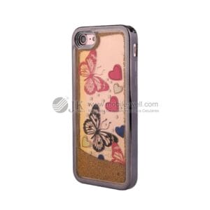 Hot sale plating quicksand TPU protector case with pattern (ball) for 7G