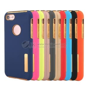 Good quality shock proof electroplating 2 in 1 A cell phone case for 7G