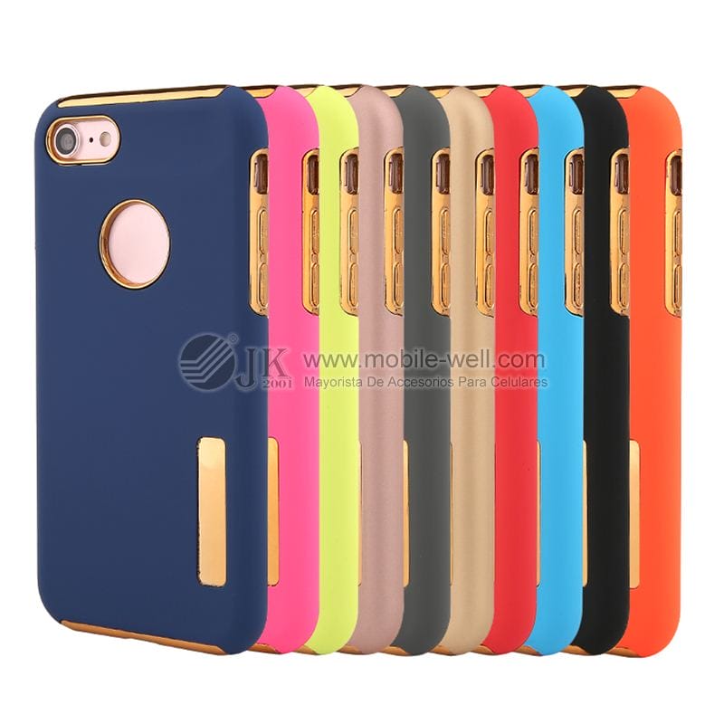 Good quality shock proof electroplating 2 in 1 A cell phone case for 7G 1 Good quality shock proof electroplating 2 in 1 A cell phone case for 7G