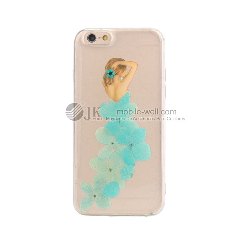 Hot sale beautiful girls TPU Phone case for 6G 18 真花系列 12