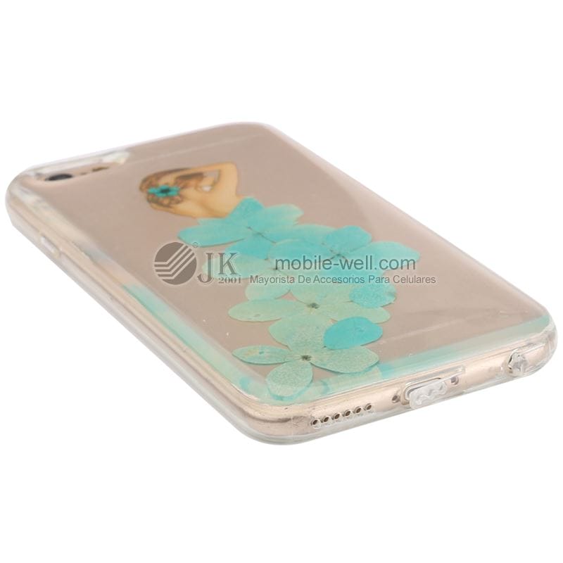 Hot sale beautiful girls TPU Phone case for 6G 21 真花系列 27