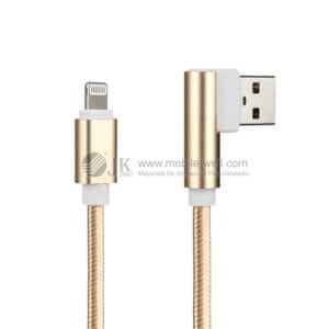 Fast charging weaving line metal head data cable for I5