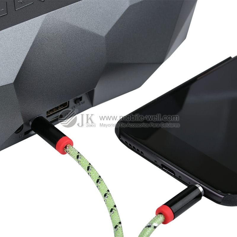 Colorful 3.5mm male aux stereo audio cable for USB cable 2 Colorful 3.5mm male aux stereo audio cable for USB cable - Image 2