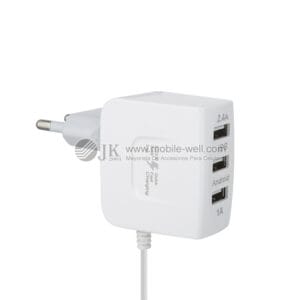 Good quality 3 USB fast-charging with cable with round plug