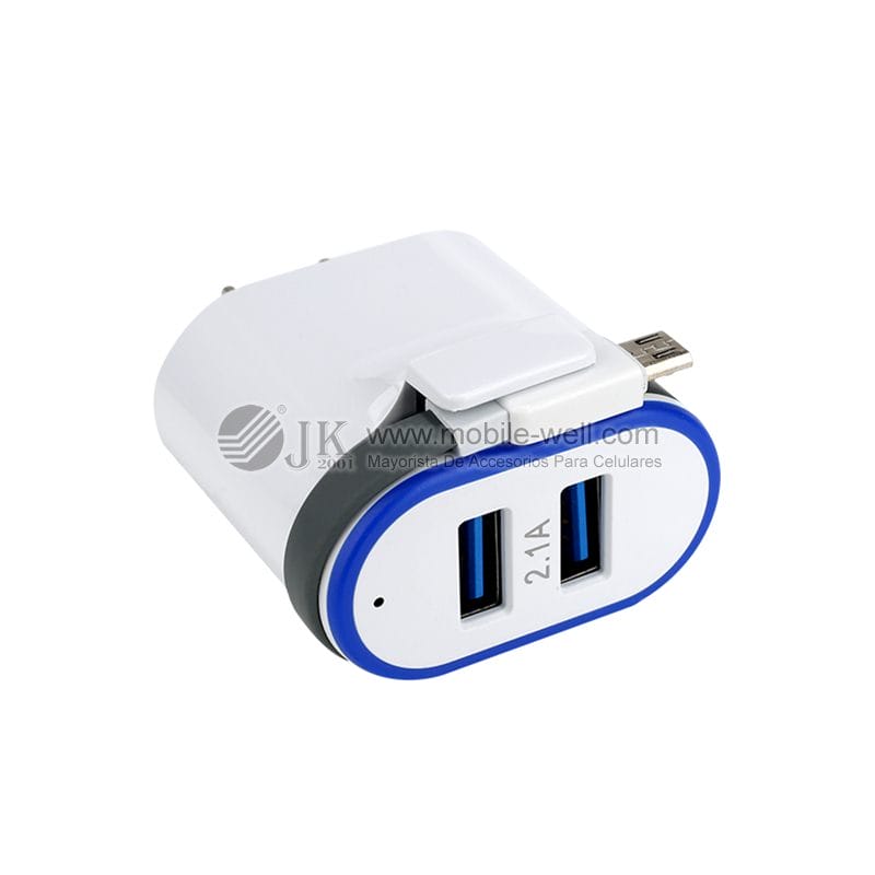 Wholesale dula chargers with cable for V8/Iphone 18 12 12
