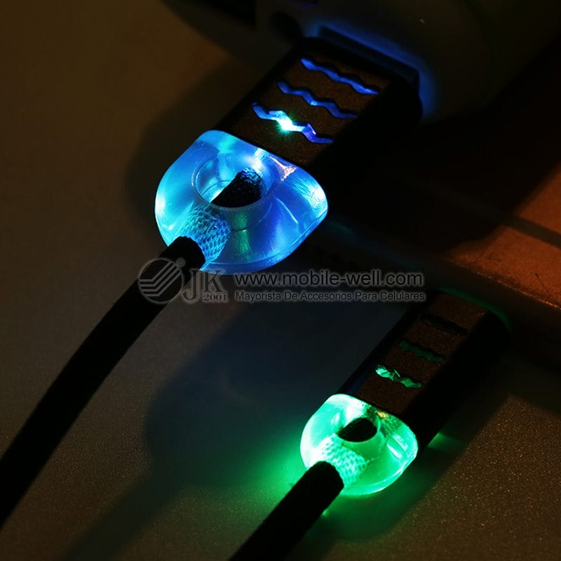 Wholesale hollow woven light cable for V8 I6 USB data line 19 13 1