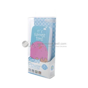 Big capacity 6000mAh power bank printed pattern ice cream