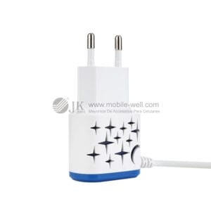 Wholesale LED dula chargers with cable for V8/Iphone