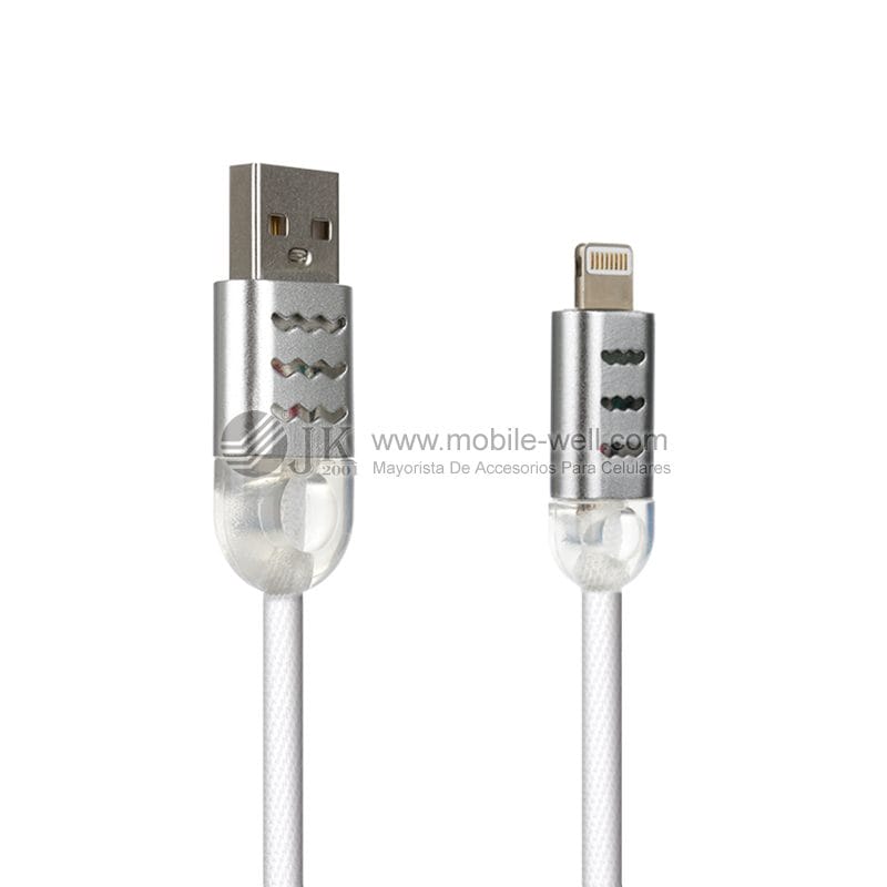 Wholesale hollow woven light cable for V8 I6 USB data line 14 2 6