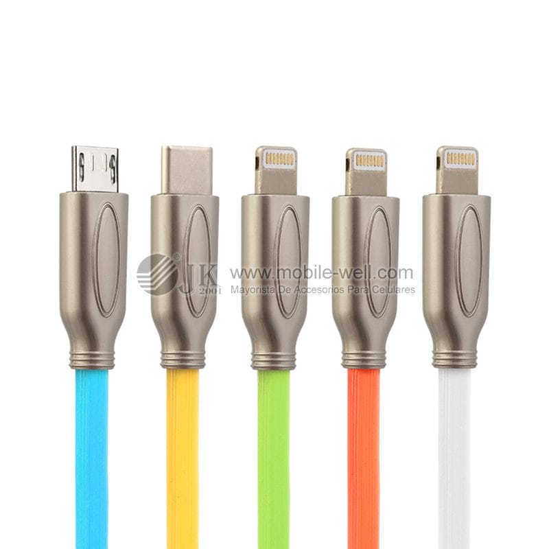 Wholesale florescent light USB cable for Type C/ Android/ Iphone 22 9
