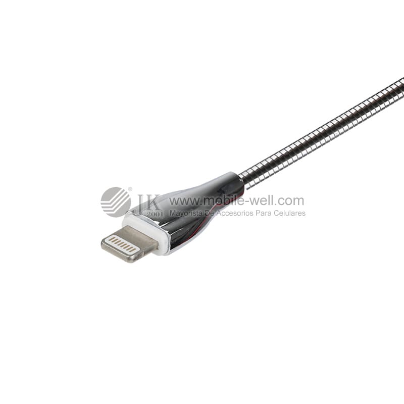 Wholesale V8/I5/Type-C	zinc alloy elastic USB cable 25 01 12