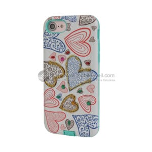 For iPhone 8/7Pplus spider 2 in 1 case (relief with 10 diamonds)