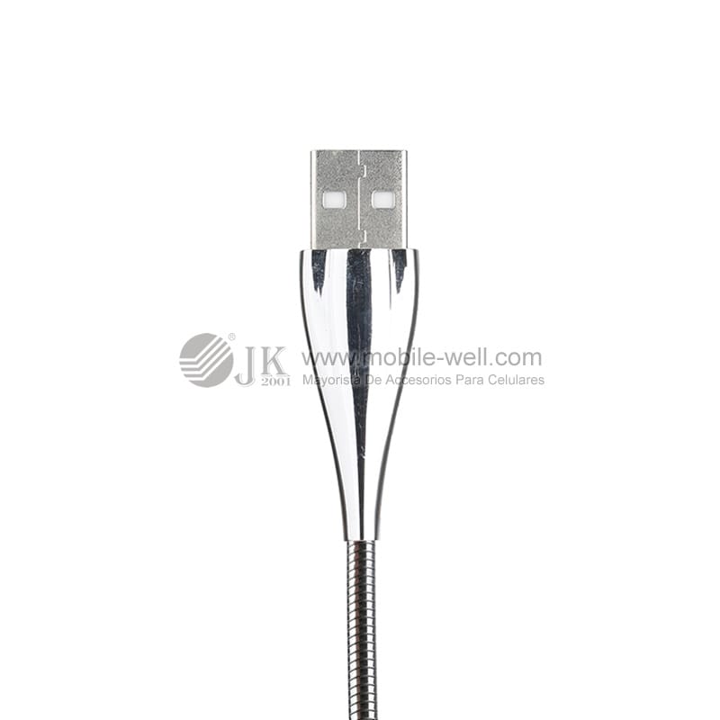 Wholesale V8/I5/Type-C	zinc alloy elastic USB cable 20 06 6