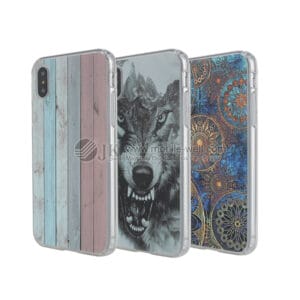 Fashionable acrylic 2 in 1 case for Samsung S8/ Iphone 8