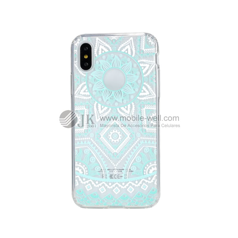 Wholesale acrylic cover with altarpiece for Iphone8/X/LG V20 19 16 19
