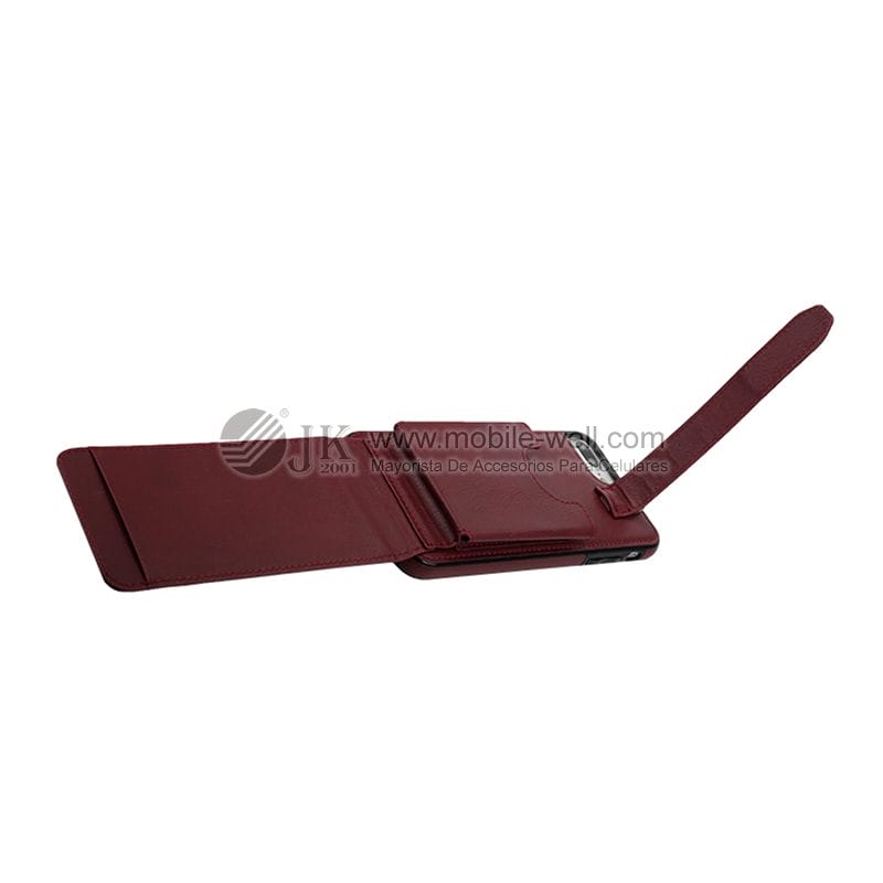 Wholesale shockproof leather case with card slot for iPhone 7/Samsung A8 22 17 5
