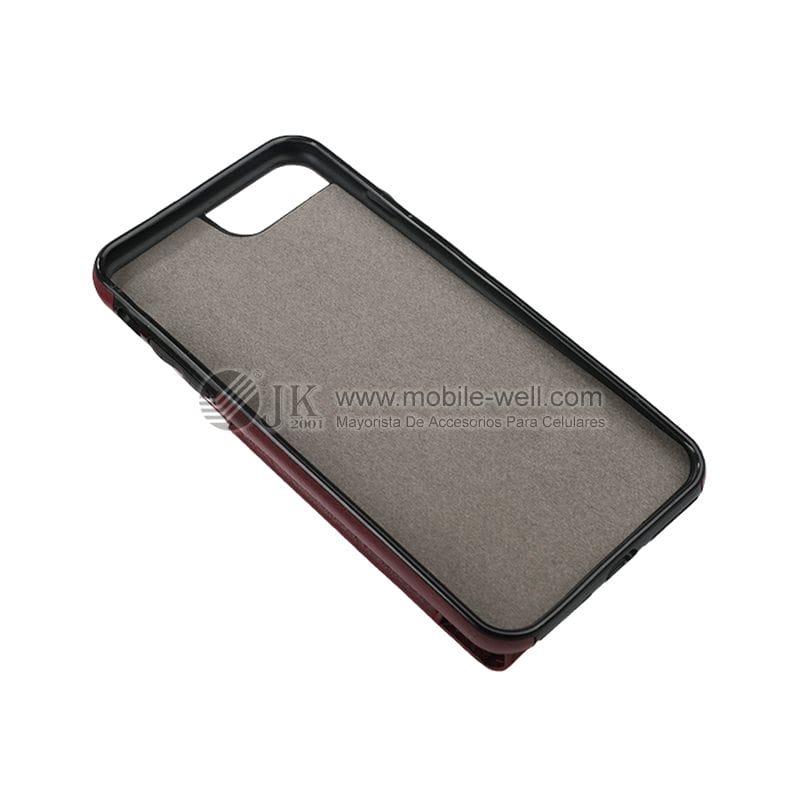 Wholesale shockproof leather case with card slot for iPhone 7/Samsung A8 19 20 2