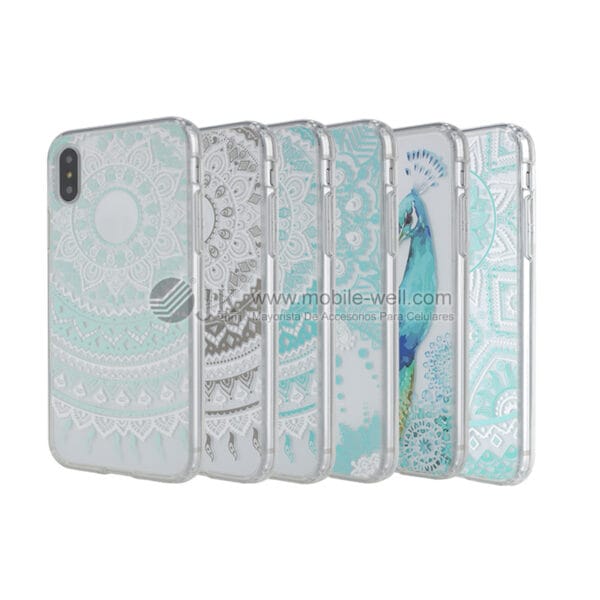 Wholesale acrylic cover with altarpiece for Iphone8/X/LG V20