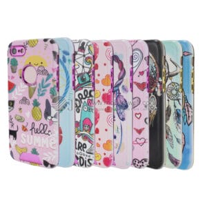 For MOTO E4/G5/G5Plus PC electroplating+relief knight protector case