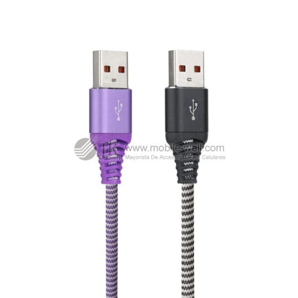 High performance USB cables with zebra texture for V8/I5/Type-C