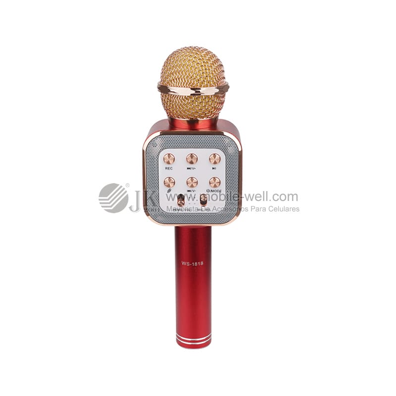 Hot sale 4 colors wireless bluetooth speaker with Karaoke /USB/FM 18 02 8