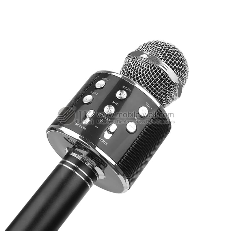 Wholesale multifunction WS-858 microphone speaker for handheld KTV 18 04 4
