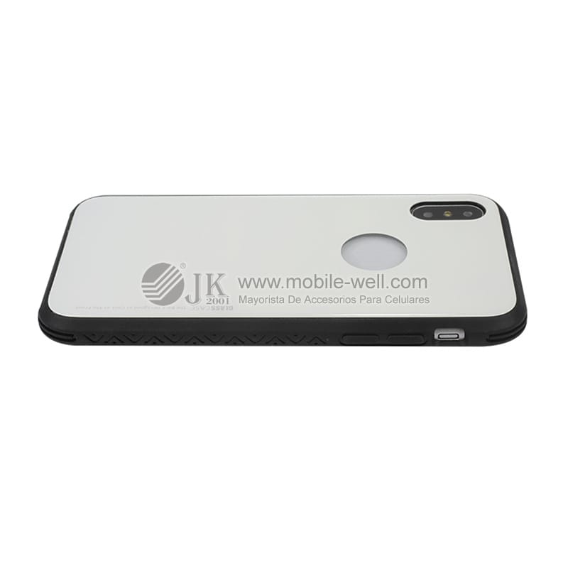 Wholesale anti-fall TPU+PC tempered glass phone case for IPHONE X/8/8S 19 07 12