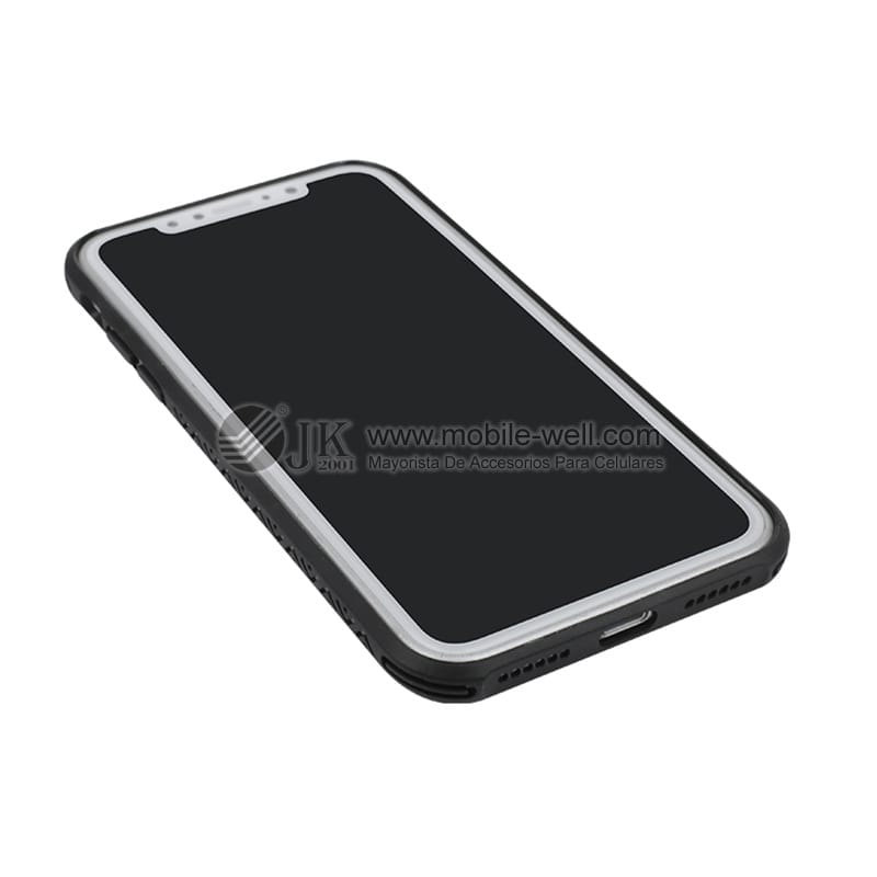 Wholesale anti-fall TPU+PC tempered glass phone case for IPHONE X/8/8S 21 10 7