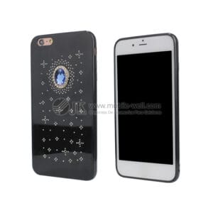 Good quality black acrylic cover case with diamond design for VIVO X9S/IPHONE8