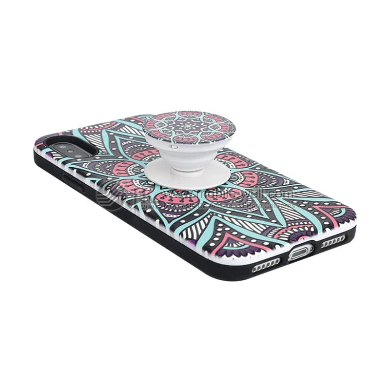 Fashionable 2 in 1 rabbit patterns case with holder for MT G5/IPHONE8 18 19 3