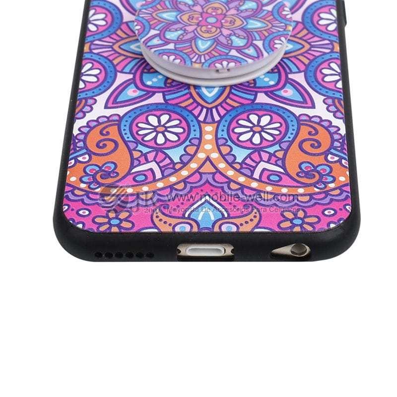 For VIVO X9S/LG G6 TPU frame + PC surface phone case with holder 24 20 4