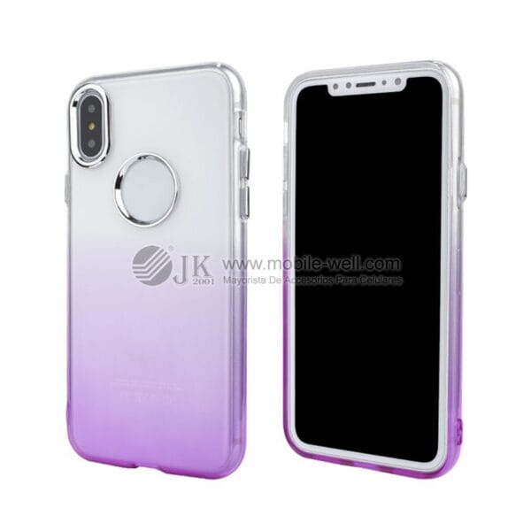 Anti shock translucent monochrome gradient TPU case for Samsung Note8/J7