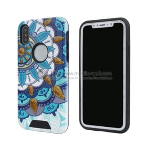 Wholesale knight 2 in 1 relief+epoxy protector case for SONY L1/Iphone 6/7/8