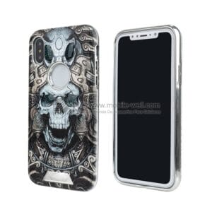Super thin knight series skull relief+electroplating back cover case for Iphone 6G/7G