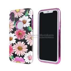 2 in 1 knight phone case with brightness in electroplating for Iphone 5/6S/7S