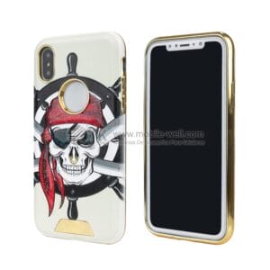Wholesale knight skull series phone case with relief+epxoy for HUAWEI P10/Y7