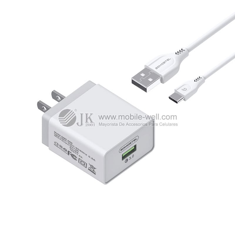 White QC3.0 quick charger adapter with single port 16 03 2