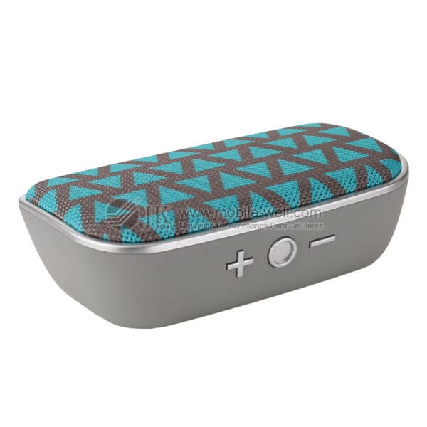 Portable  bluetooth speaker with stereo sound and fabric design