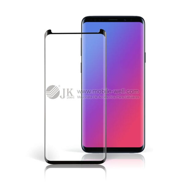 Highly anti-scratch full glue 3D curved tempered glass film for S9Plus