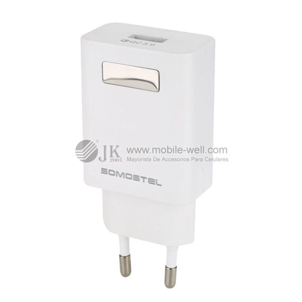 Portable QC3.0 fast and safe 18W wall usb adapter