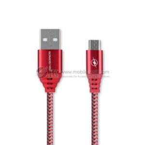 Super durability nylon data cable for phones with micro USB port