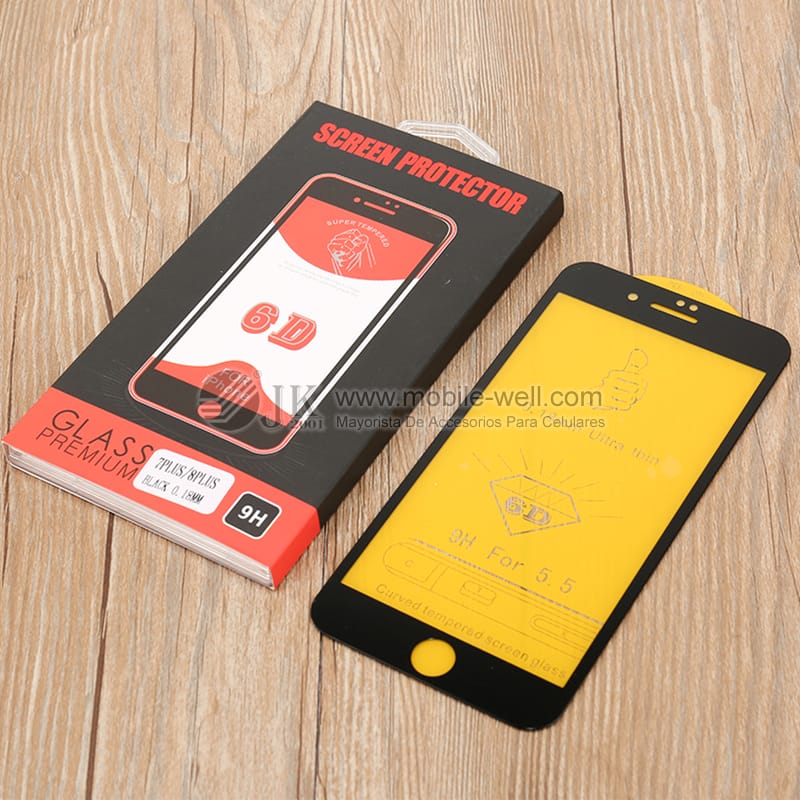 Ultra thin 6D tempered glass with full glue for 7P/8P 25 8 7