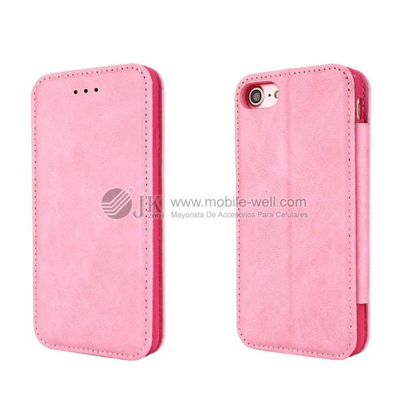 Wholesale solid color leather case with foldable shelf 4 Wholesale solid color leather case with foldable shelf - Image 4