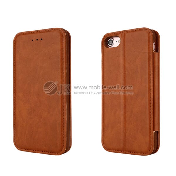 Wholesale solid color leather case with foldable shelf